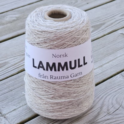 Rauma lammull ljusgrå 200 gr